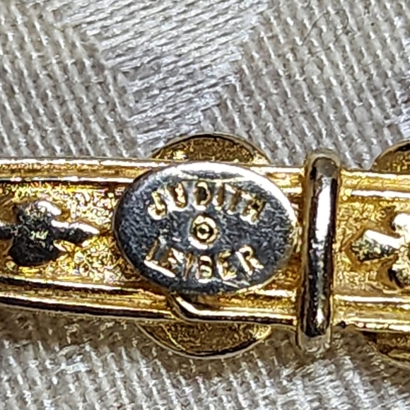 Judith Leiber 1970s Vintage Long Necklace | Rare Gold-Plated Collectible Chain - Picture 7 of 16